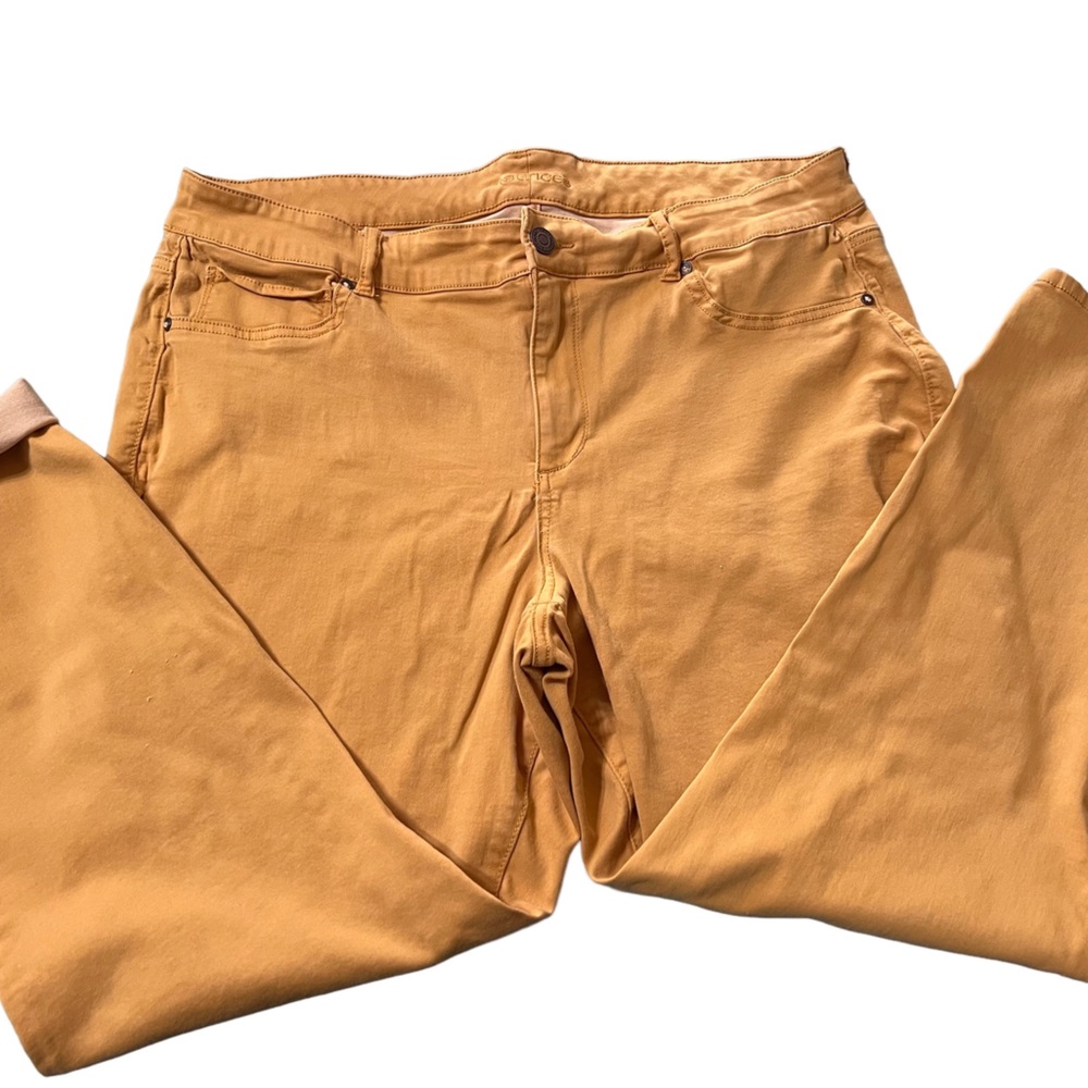 Maurices jeans. Size 22W. Gold or mustard in color